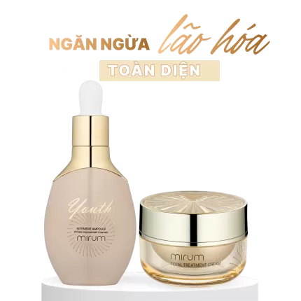 Combo ngăn ngừa lão hóa toàn diện  - giải pháp mới từ Mirum